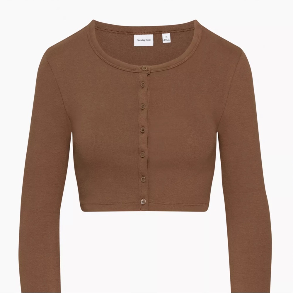 APPLE LONGSLEEVE COGNAC